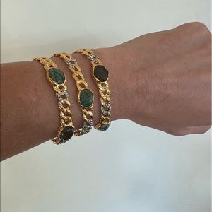 Alexis Bittar gold cuff bracelet